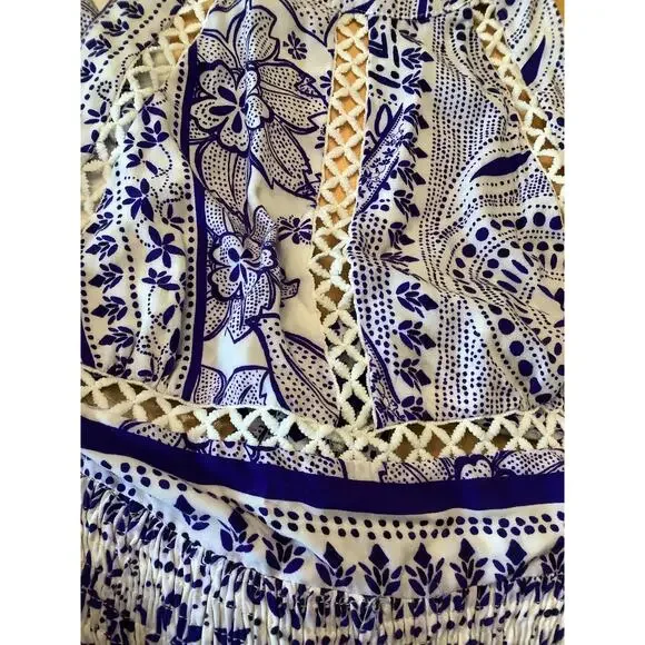 JAASE BOHO ENDLESS SUMMER HALTER MAXI DRESS XS - Picture 7 of 9